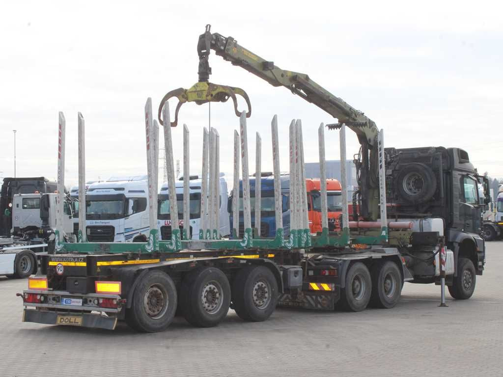 Lesovůz Mercedes-Benz Arocs 3351, 6x6, LOGLIFT ET450