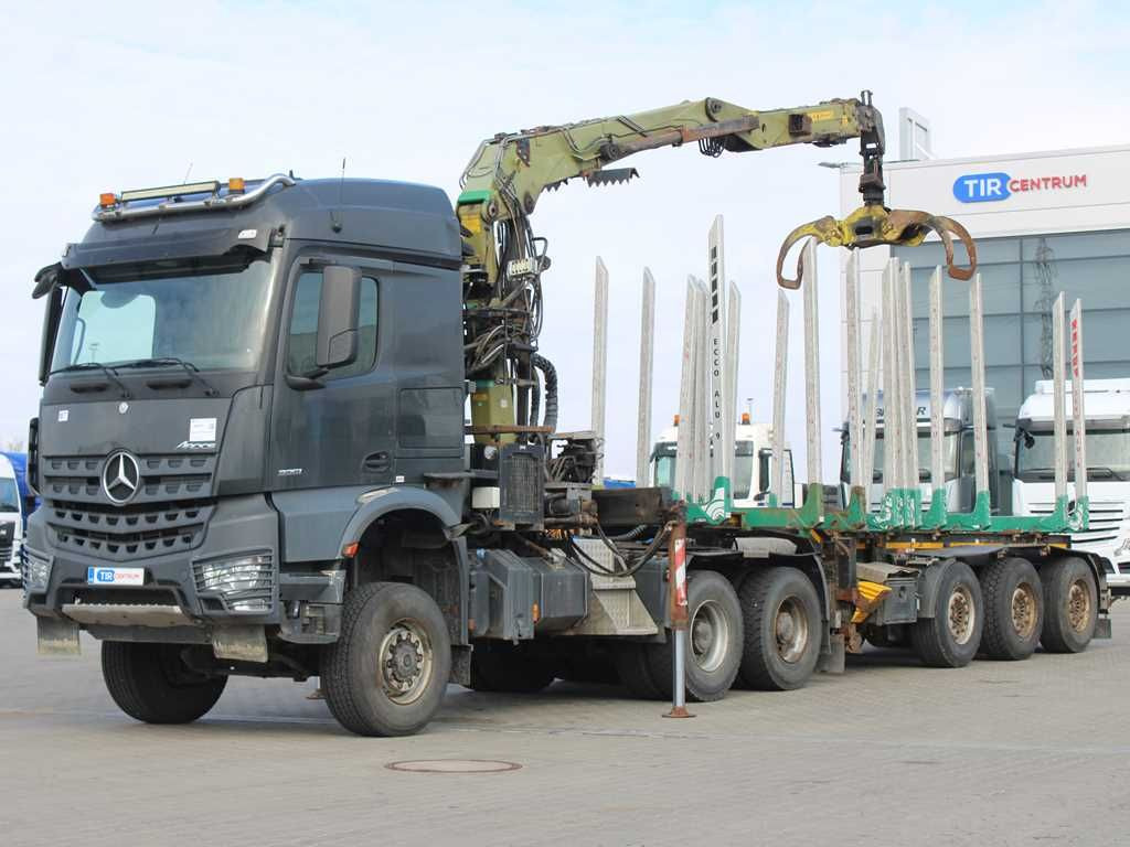 Lesovůz Mercedes-Benz Arocs 3351, 6x6, LOGLIFT ET450