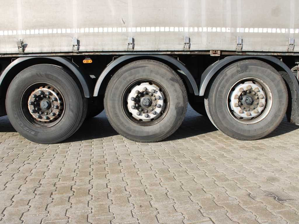 Plachtový návěs Schwarzmüller S1, LIFTING AXLE, 2X PALLET BASKET