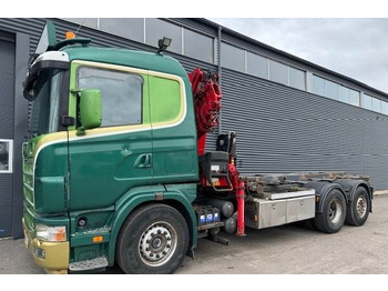 Auto s hydraulickou rukou SCANIA R124