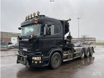 Hákový nosič kontejnerů SCANIA G 450