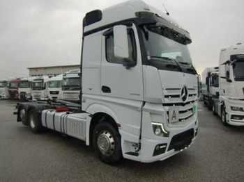 Hákový nosič kontejnerů Mercedes-Benz Actros 2553 6x2 Abroller, E6 ,Retarder, Gigaspace Meiller: obrázek 3