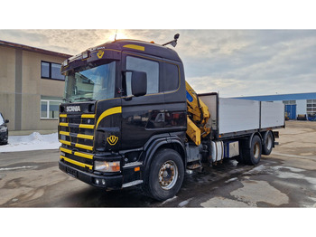 Nákladní automobil valníkový/ Plošinový, Auto s hydraulickou rukou Scania R164 6X2 EFFER 150 full steel: obrázek 5