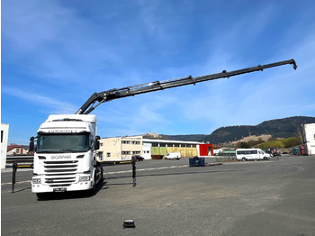 Hákový nosič kontejnerů, Auto s hydraulickou rukou SCANIA G490, 10/2015, 6x2, Crane hook lift, Hiab 244 - 5 Hipro + RC: obrázek 3