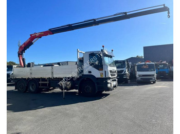 Nákladní automobil valníkový/ Plošinový, Auto s hydraulickou rukou Iveco Stralis 400: obrázek 2