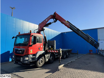 Nákladní automobil valníkový/ Plošinový, Auto s hydraulickou rukou MAN TGS 35 440 8x2, EURO 6, FASSI, Remote: obrázek 2