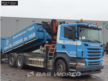 Nákladní automobil valníkový/ Plošinový, Auto s hydraulickou rukou Scania R440 6X2 Palfinger PK16001 Crane Kran Lift+Lenkachse Euro 5: obrázek 4