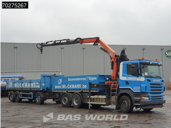 Nákladní automobil valníkový/ Plošinový, Auto s hydraulickou rukou Scania R440 6X2 Palfinger PK16001 Kran Crane Lift+Lenkachse Euro 5: obrázek 5