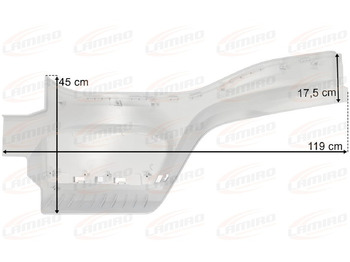 Nový Stupátko pro Nákladní auto DAF XF 21- UPPER STEP COVER RIGHT: obrázek 2