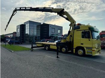 Nákladní automobil valníkový/ Plošinový, Auto s hydraulickou rukou Mercedes-Benz Actros 6X2 PALFINGER + FLY JIB + REMOTE CONTROL: obrázek 4