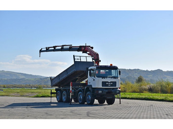 Auto s hydraulickou rukou, Sklápěč MAN 41.460 * KRAN * 8x8 ! TOPZUSTAND: obrázek 2