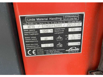 Linde MT15 leasing Linde MT15: obrázek 4