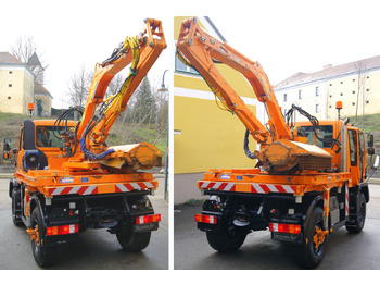 Komunální/ Speciální technika Mercedes-Benz Unimog U 400/TÜV/Hydrostat/Mähtür +MULAG MHU 800: obrázek 5