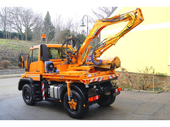 Komunální/ Speciální technika Mercedes-Benz Unimog U 400/TÜV/Hydrostat/Mähtür +MULAG MHU 800: obrázek 4