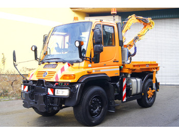 Komunální/ Speciální technika Mercedes-Benz Unimog U 400/TÜV/Hydrostat/Mähtür +MULAG MHU 800: obrázek 2