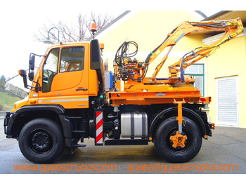 Komunální/ Speciální technika Mercedes-Benz Unimog U 400/TÜV/Hydrostat/Mähtür +MULAG MHU 800: obrázek 3