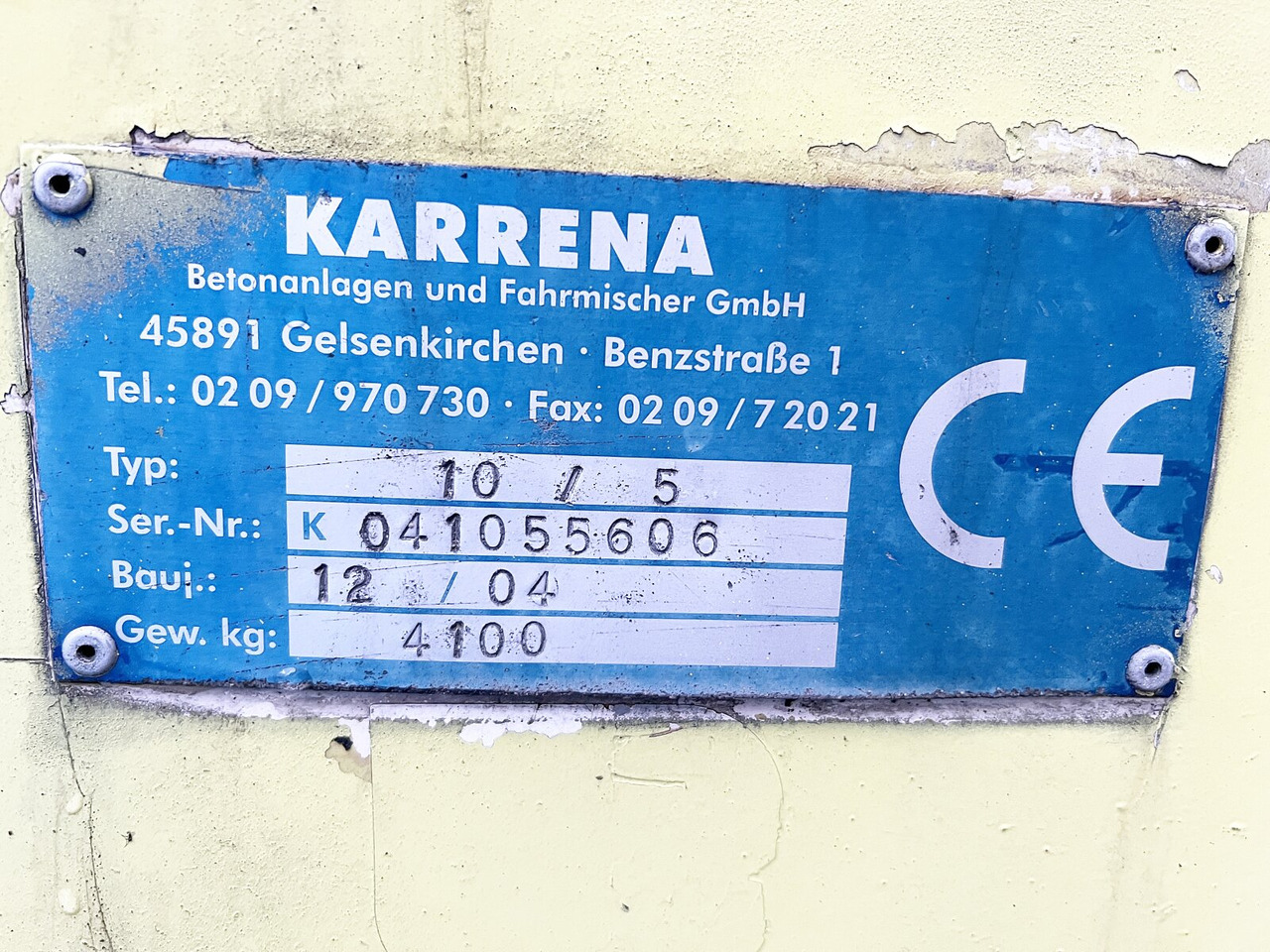 MAN TGA 35.410 8x4 BB TGA 35.410 8x4 BB, Betonmischer Karrena 10m³ leasing MAN TGA 35.410 8x4 BB TGA 35.410 8x4 BB, Betonmischer Karrena 10m³: obrázek 10