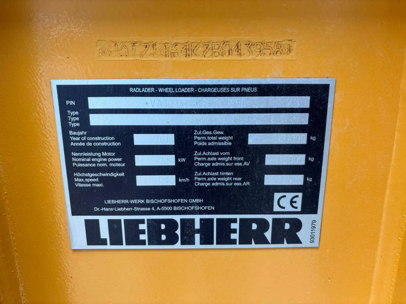 Kolový nakladač Liebherr L580: obrázek 7