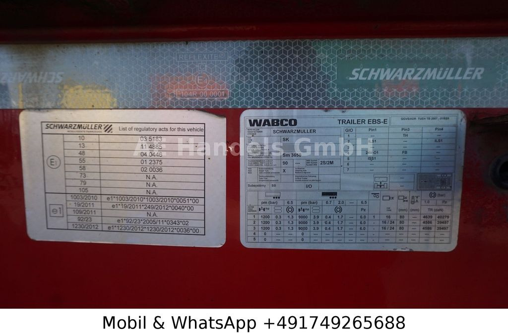 Sklápěcí návěs Schwarzmüller SK Thermo-Hardox *24m³/1.Lift/Wabco-Smartboard: obrázek 18