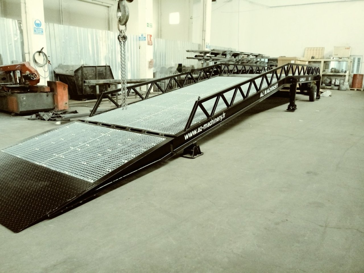 Nový Nájezdová rampa AZ RAMP STAR-10-XL mobile loading ramp: obrázek 7