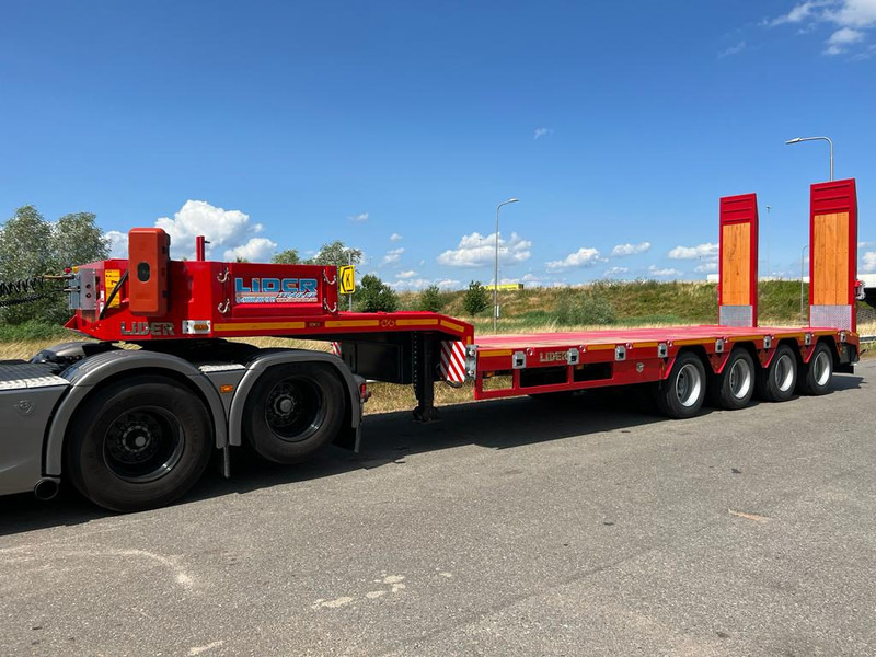 Nový Podvalníkový návěs Lider Quad/A 80 Ton 3 meter Quad/A Low Loader New: obrázek 1