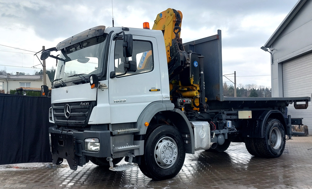 Hákový nosič kontejnerů, Auto s hydraulickou rukou MERCEDES-BENZ Axor 1829 HDS Hakowiec UDT 150tys km Czolownica  Wywrot: obrázek 10