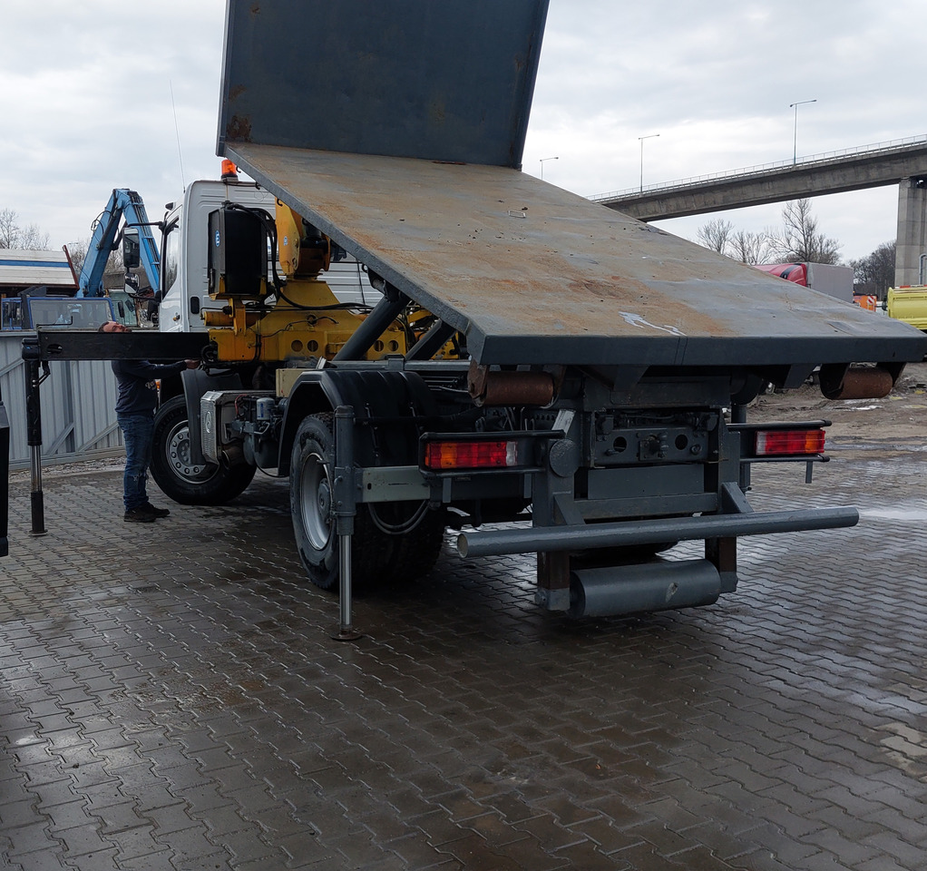 Hákový nosič kontejnerů, Auto s hydraulickou rukou MERCEDES-BENZ Axor 1829 HDS Hakowiec UDT 150tys km Czolownica  Wywrot: obrázek 12