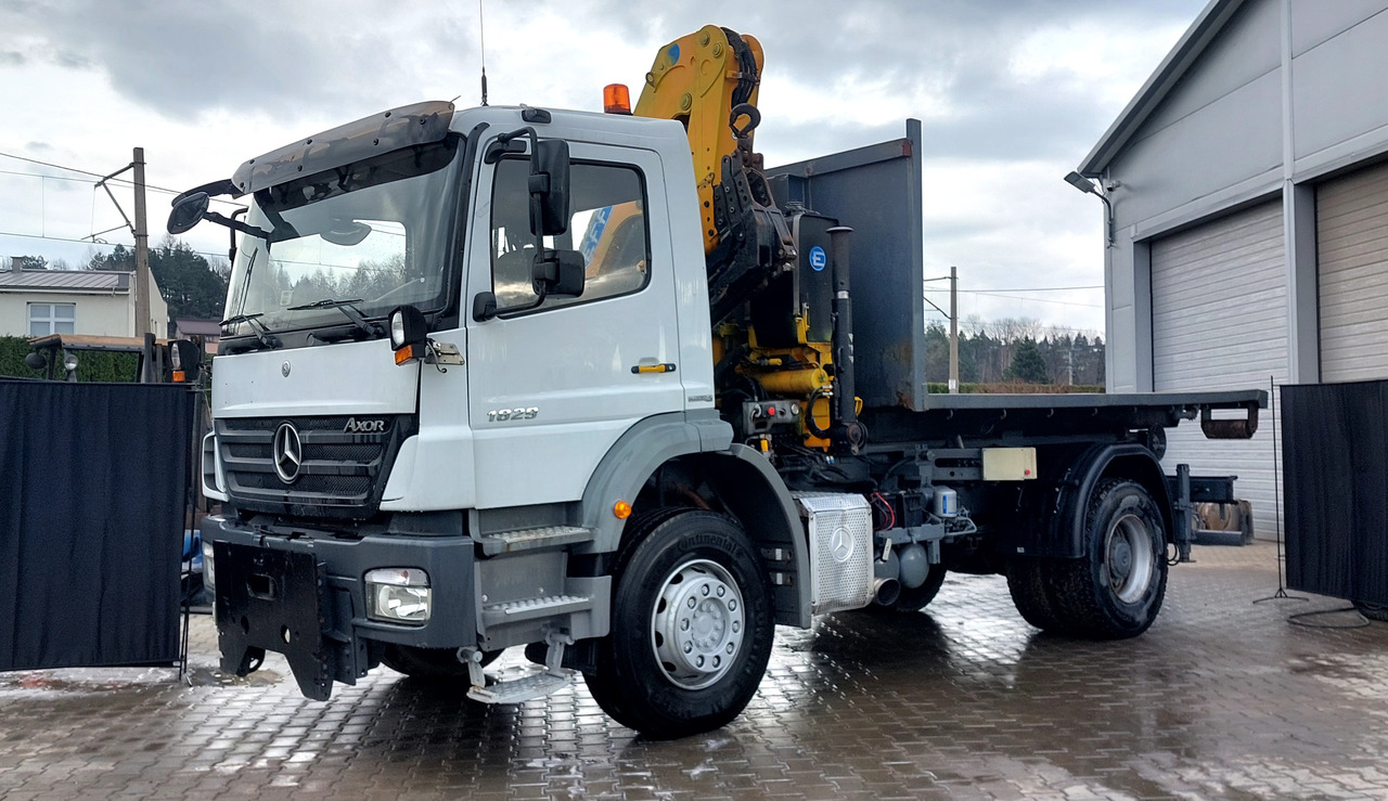 Hákový nosič kontejnerů, Auto s hydraulickou rukou MERCEDES-BENZ Axor 1829 HDS Hakowiec UDT 150tys km Czolownica  Wywrot: obrázek 9