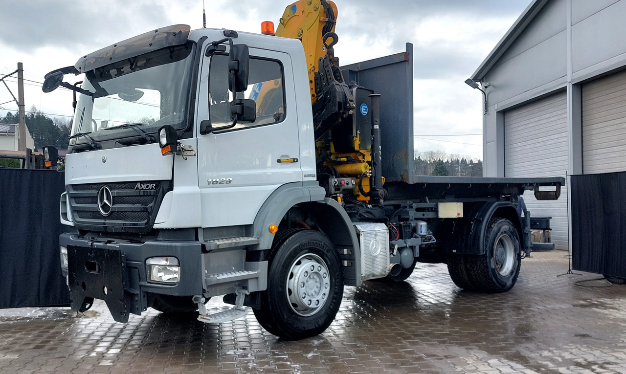 Hákový nosič kontejnerů, Auto s hydraulickou rukou MERCEDES-BENZ Axor 1829 HDS Hakowiec UDT 150tys km Czolownica  Wywrot: obrázek 11