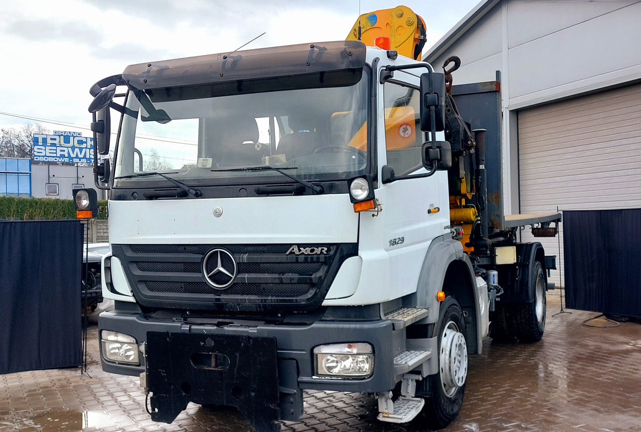 Hákový nosič kontejnerů, Auto s hydraulickou rukou MERCEDES-BENZ Axor 1829 HDS Hakowiec UDT 150tys km Czolownica  Wywrot: obrázek 8