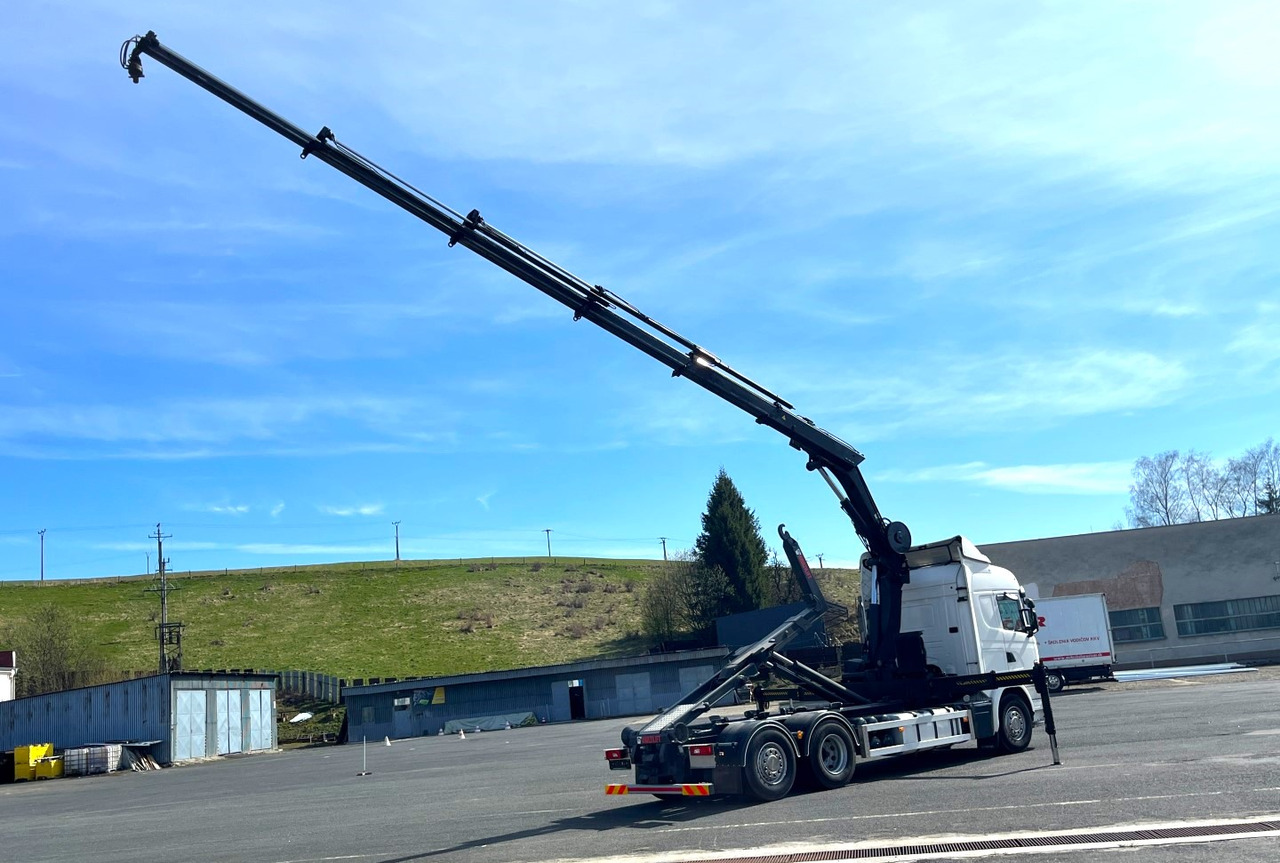 Hákový nosič kontejnerů, Auto s hydraulickou rukou SCANIA G490, 10/2015, 6x2, Crane hook lift, Hiab 244 - 5 Hipro + RC: obrázek 8