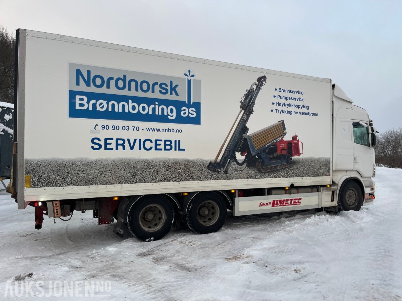 Skříňový nákladní auto 2009 Scania 480 R-serie Skapbil med sideåpning og baklift: obrázek 7