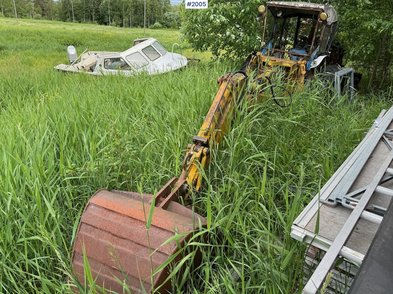 Traktor 1977 Ford 5000 w/Hymas 4 digger: obrázek 16