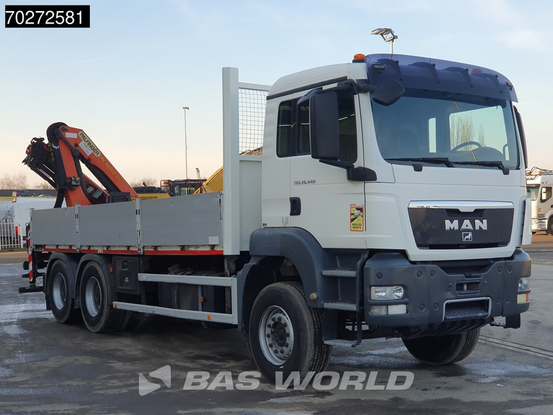 Nákladní automobil valníkový/ Plošinový, Auto s hydraulickou rukou MAN TGS 26.440 6X4 Palfinger PK 18002 EH Manual Remote Euro 5: obrázek 15