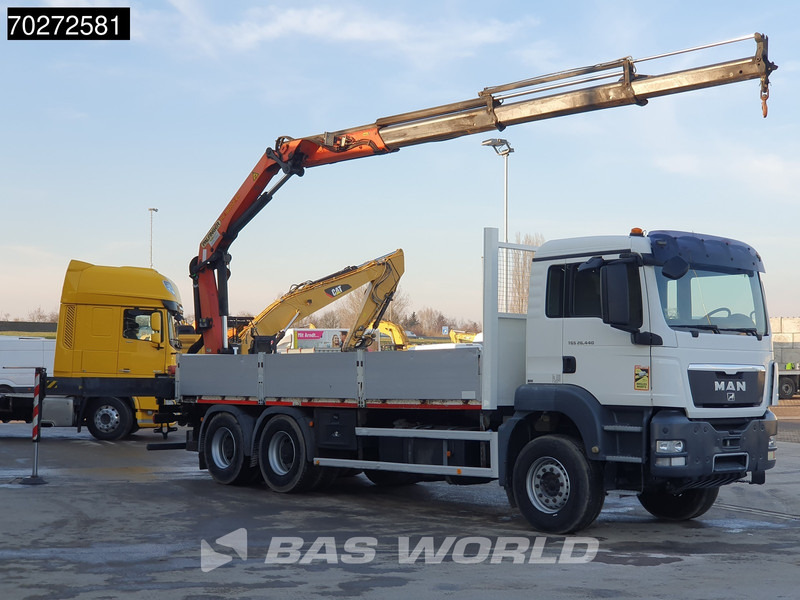 Nákladní automobil valníkový/ Plošinový, Auto s hydraulickou rukou MAN TGS 26.440 6X4 Palfinger PK 18002 EH Manual Remote Euro 5: obrázek 6