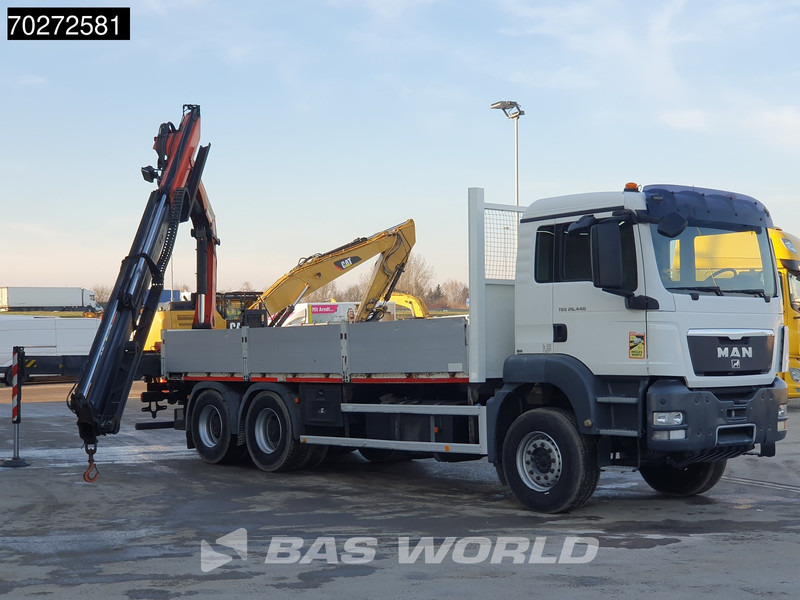 Nákladní automobil valníkový/ Plošinový, Auto s hydraulickou rukou MAN TGS 26.440 6X4 Palfinger PK 18002 EH Manual Remote Euro 5: obrázek 11