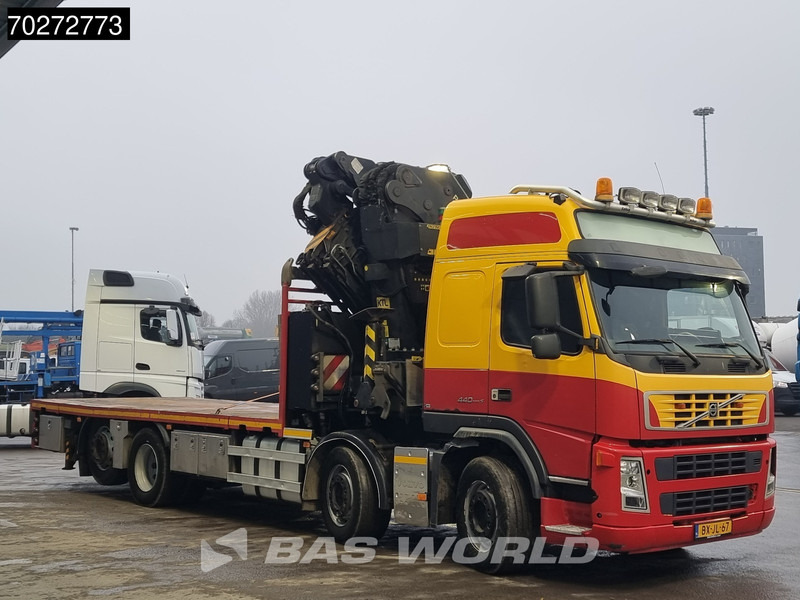 Nákladní automobil valníkový/ Plošinový, Auto s hydraulickou rukou Volvo FM 440 8X2 NL-Truck Palfinger PK74002 Kran + Jib + Winch Lift+Lenkachse Euro 5: obrázek 19