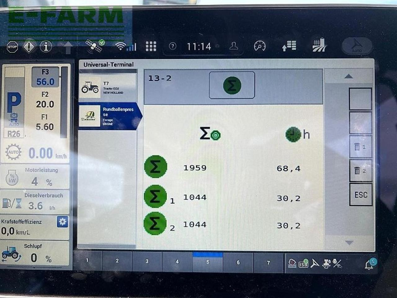 Lis na hranaté balíky Krone varipack v 165 xc plus: obrázek 6