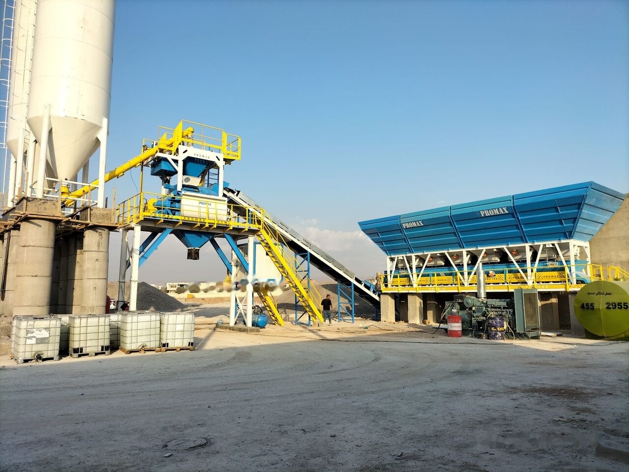 Betonárna Promax Compact Concrete Batching Plant C120-TWN-LINE (120m3/h): obrázek 9