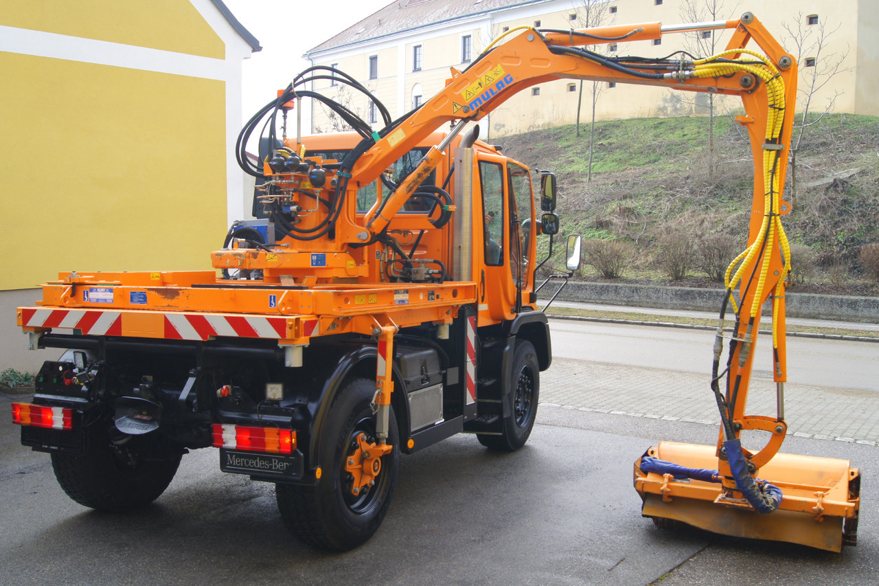 Komunální/ Speciální technika Mercedes-Benz Unimog U 400/TÜV/Hydrostat/Mähtür +MULAG MHU 800: obrázek 7