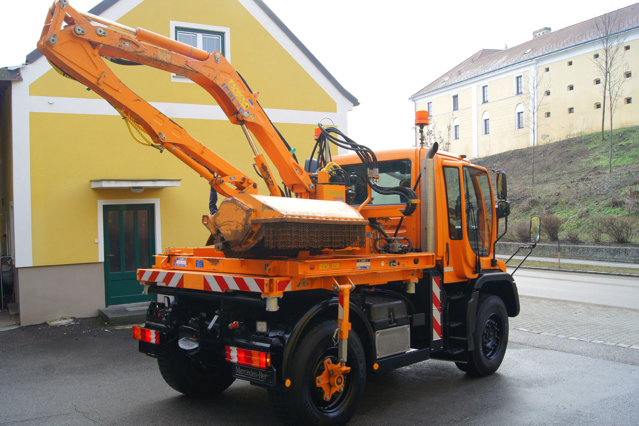 Komunální/ Speciální technika Mercedes-Benz Unimog U 400/TÜV/Hydrostat/Mähtür +MULAG MHU 800: obrázek 6