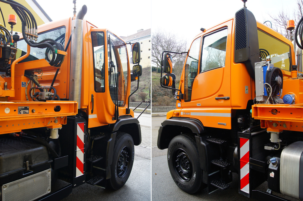 Komunální/ Speciální technika Mercedes-Benz Unimog U 400/TÜV/Hydrostat/Mähtür +MULAG MHU 800: obrázek 9